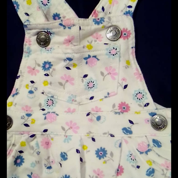 Floral short overalls - Picture 2 of 4